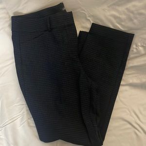 Loft Marisa SKINNY pants black/blue plaid